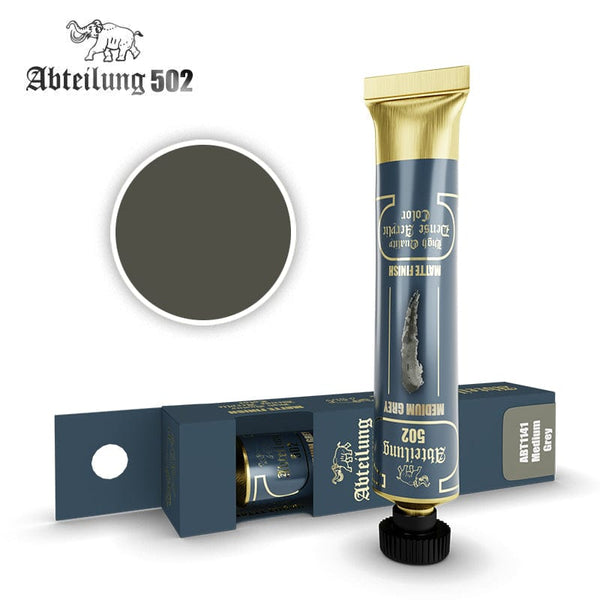 Abteilung 502 High Quality Dense Acrylics -  Medium Grey