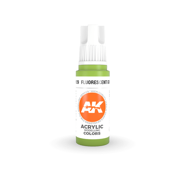 AK Interactive 3rd Gen Acrylics 17ml - Fluorescent Green