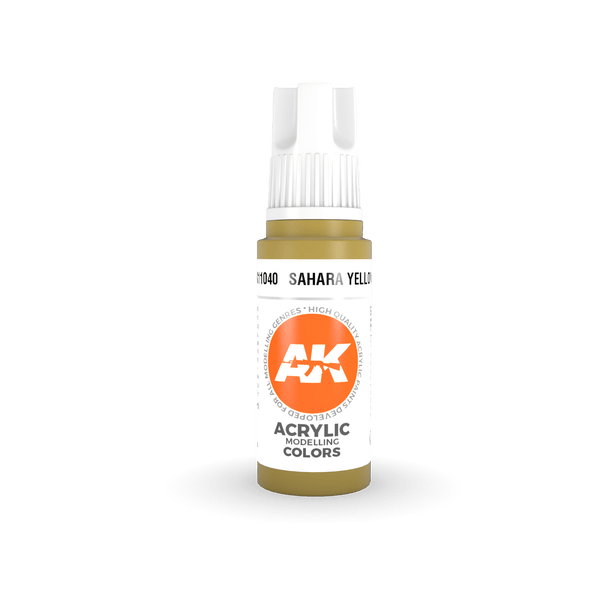 AK Interactive 3rd Gen Acrylics 17ml - Sahara Yellow