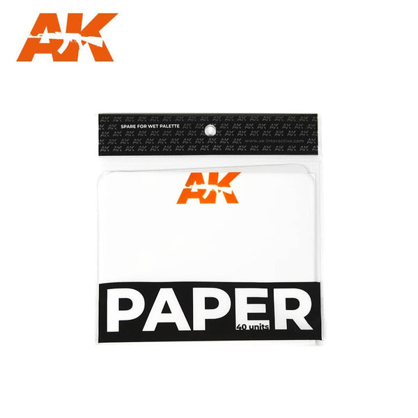 AK Interactive Paper (Wet Palette Replacement) 40 Units.