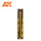 AK Interactive BRASS PIPES 3.0mm, 2 units