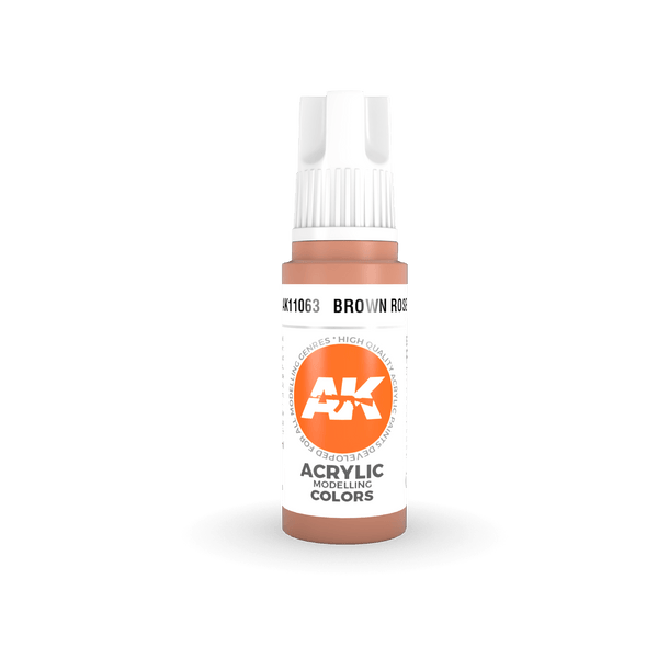 AK Interactive 3rd Gen Acrylics 17ml - Brown Rose