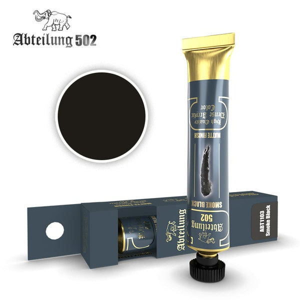 Abteilung 502 High Quality Dense Acrylics -  Smoke Black