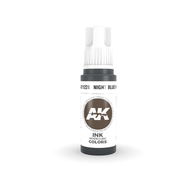 AK Interactive 3rd Gen Acrylics 17ml - Night Blue Ink