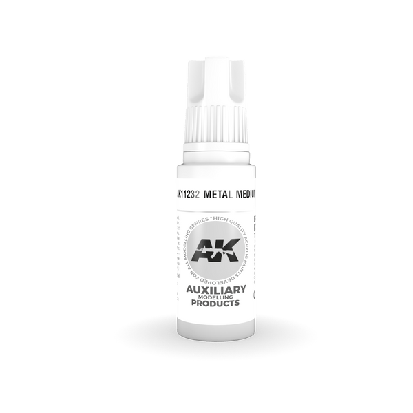 AK Interactive 3rd Gen Acrylics 17ml - Metallic Medium