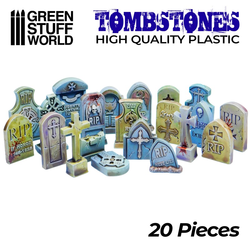 GSW Resin Tombstones / Gravestones x20