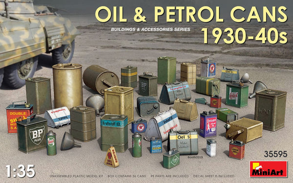 MiniArt - 1/35 Oil & Petrol Cans 1930-40s