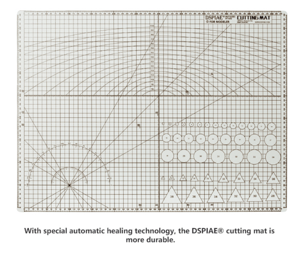 DSPIAE Double-Sided Cutting Mat - A2 16.5" x 23.5"