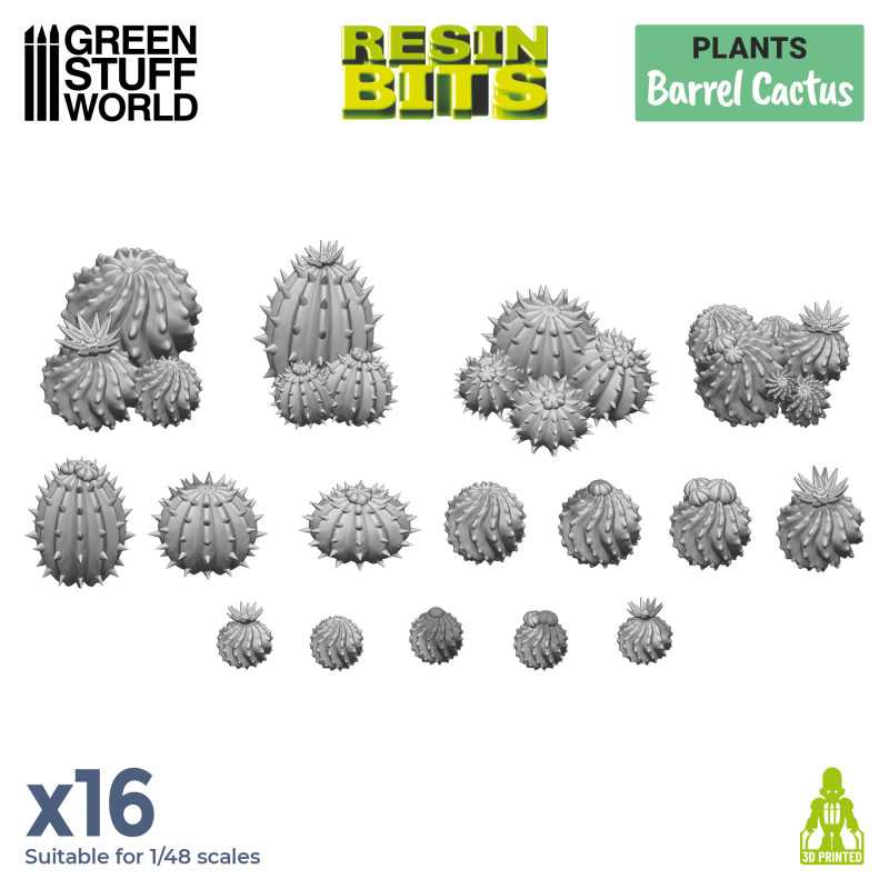 GSW Resin Basing Set - Barrel Cactus