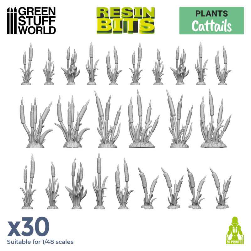 GSW Resin Basing Set - Cattails Plants