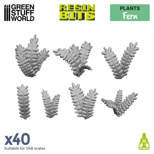 GSW Resin Basing Set - Fern Leaves