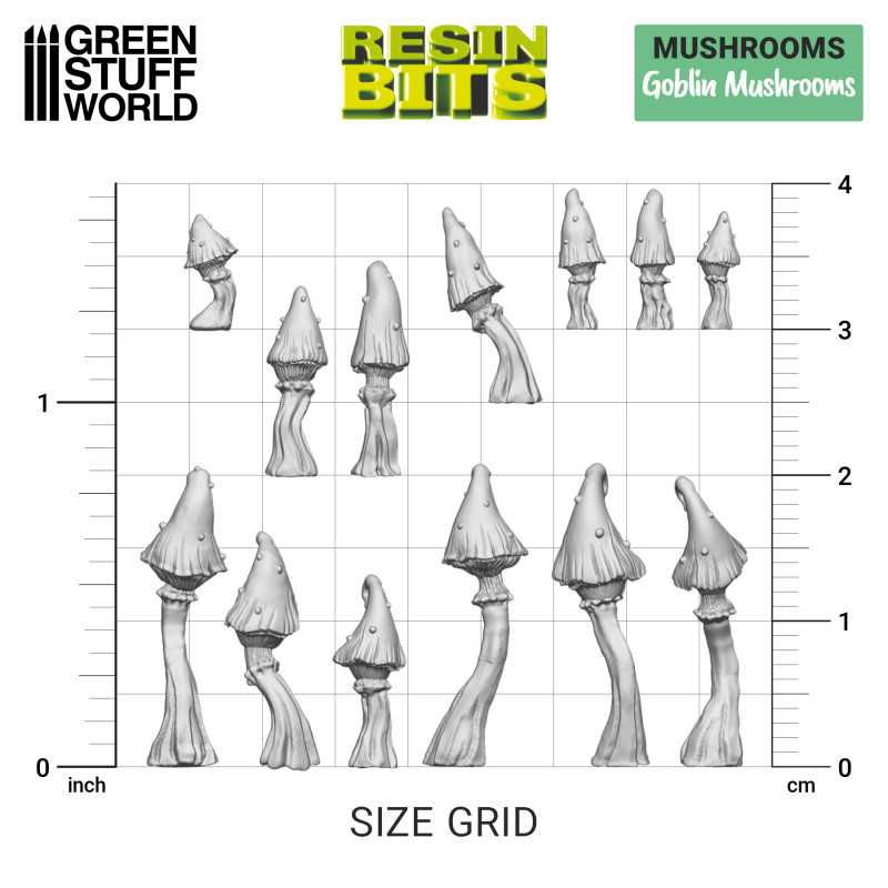 GSW Resin Basing Set - Goblin Mushrooms