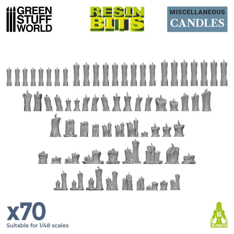 GSW Resin Basing Set - Candles x70
