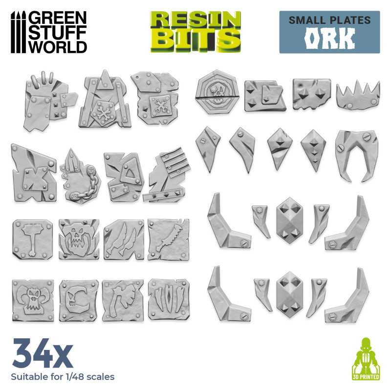 GSW Resin Basing Set - Small Ork plates