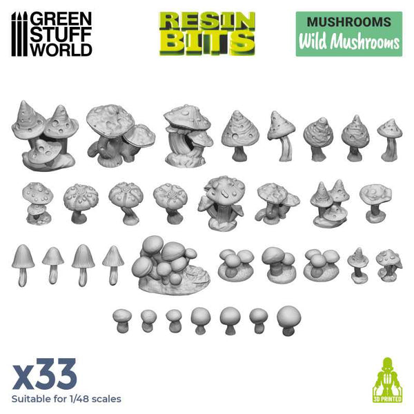 GSW Resin Basing Set - Wild Mushrooms