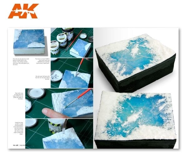 AK Interactive Dioramas F.A.Q. 1.2 Extension - Water, Ice & Snow