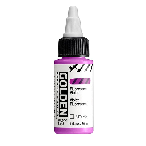 Golden High Flow Acrylics 30ml - Fluorescent Violet