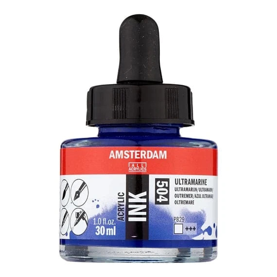 Amsterdam Acrylic Inks 30ml - Ultramarine