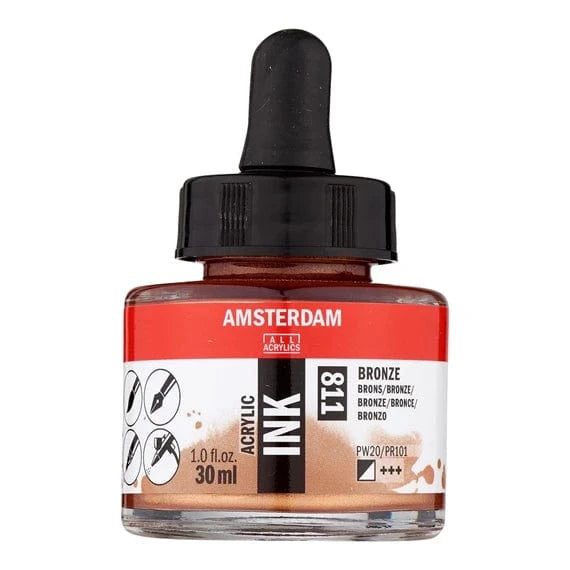 Amsterdam Acrylic Inks 30ml - Bronze