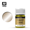 Vallejo Alcohol Based Metallics Liquid Gold 35ml