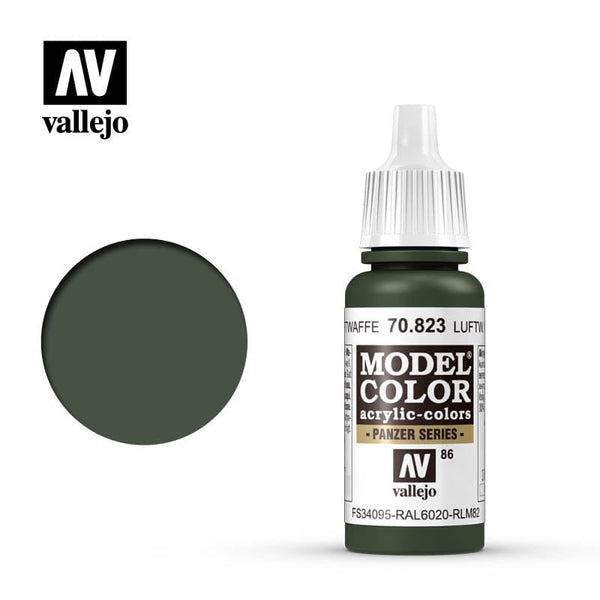 Vallejo Model Color Luftwaffe Camo. Green 17ml - (095)