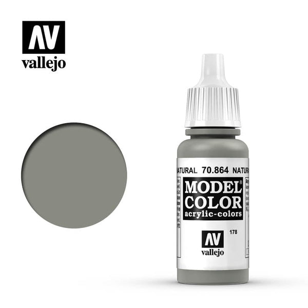 Vallejo Model Color Metallic Natural Steel 17ml - (197)