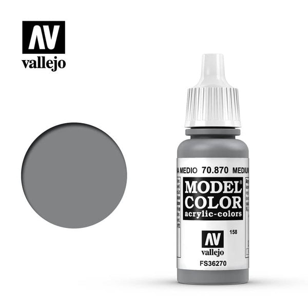 Vallejo Model Color Medium Sea Grey 17ml - (181)