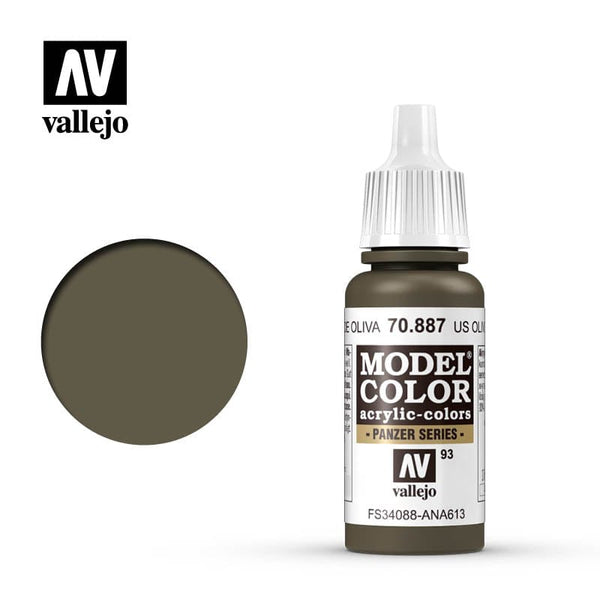 Vallejo Model Color US Olive Drab 17ml - (122)