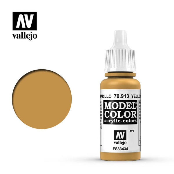 Vallejo Model Color Ochre Yellow 17ml - (157)