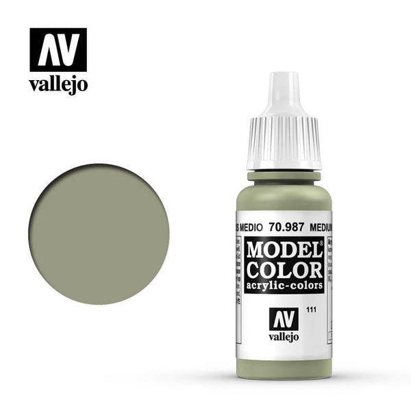 Vallejo Model Color Medium Grey 17ml - (112)