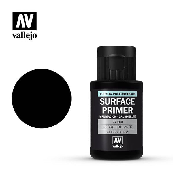 Vallejo Metal Color Gloss Black Primer 32ml