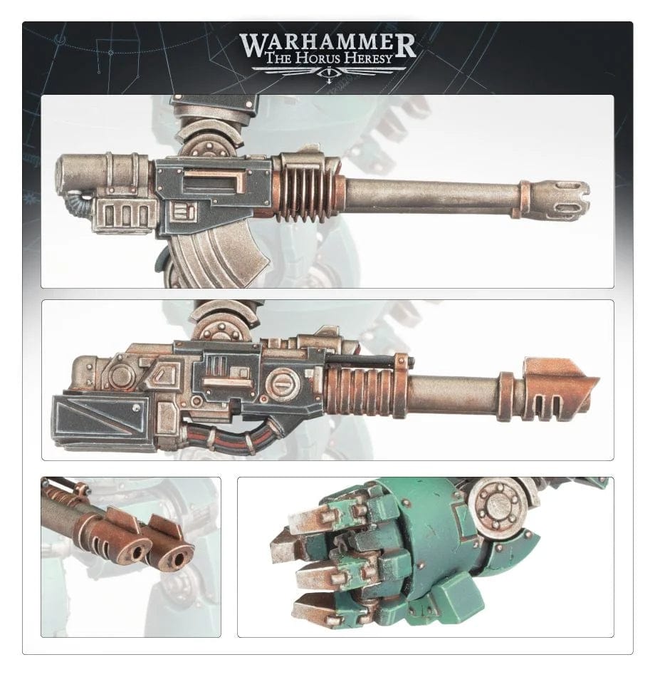 Horus Heresy Legiones Astartes Contemptor Dreadnought Weapons Frame 1