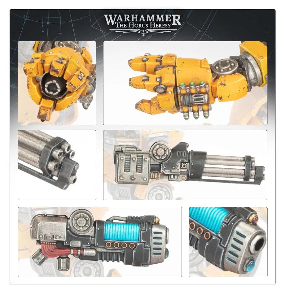 Horus Heresy Legiones Astartes Contemptor Dreadnought Weapons Frame 2