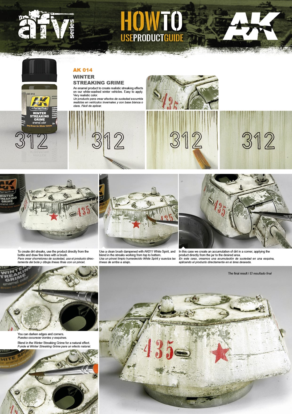 AK Interactive Winter Streaking Grime