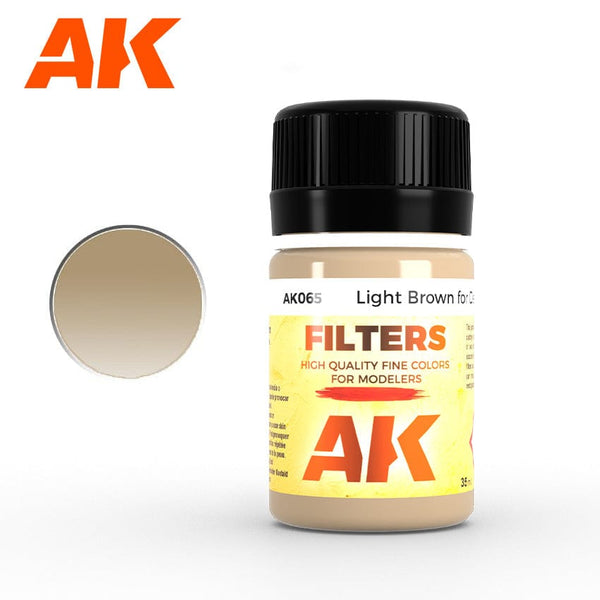 AK Interactive Light Brown Filter for Desert Yellow 35ml