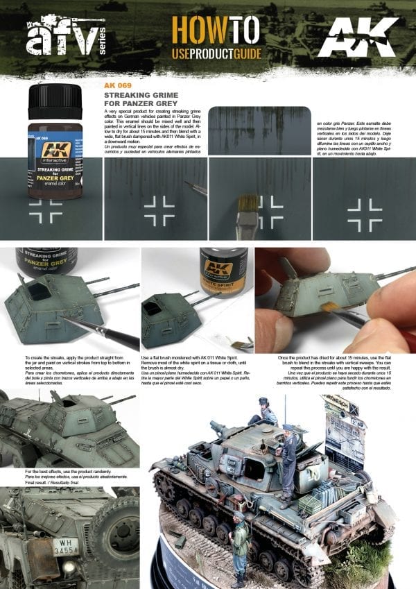 AK Interactive Streaking Grime for Panzer Grey Vehicles