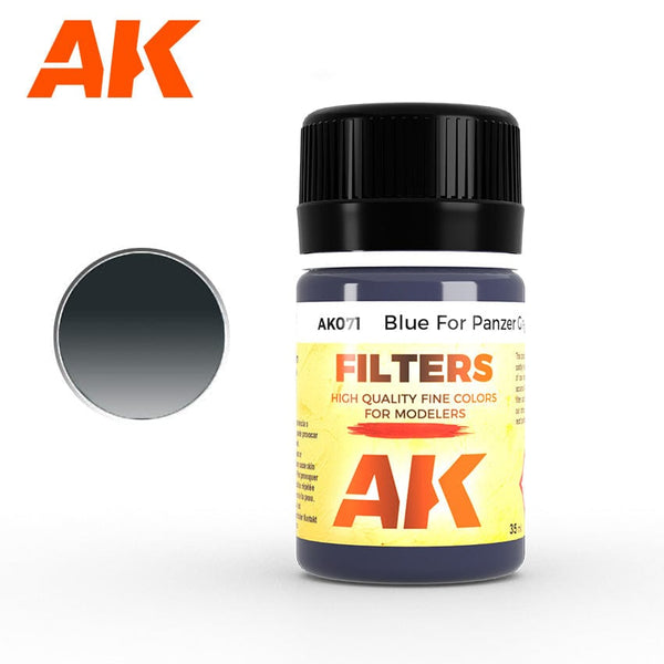 AK Interactive Blue Filter for Panzer Grey 35ml