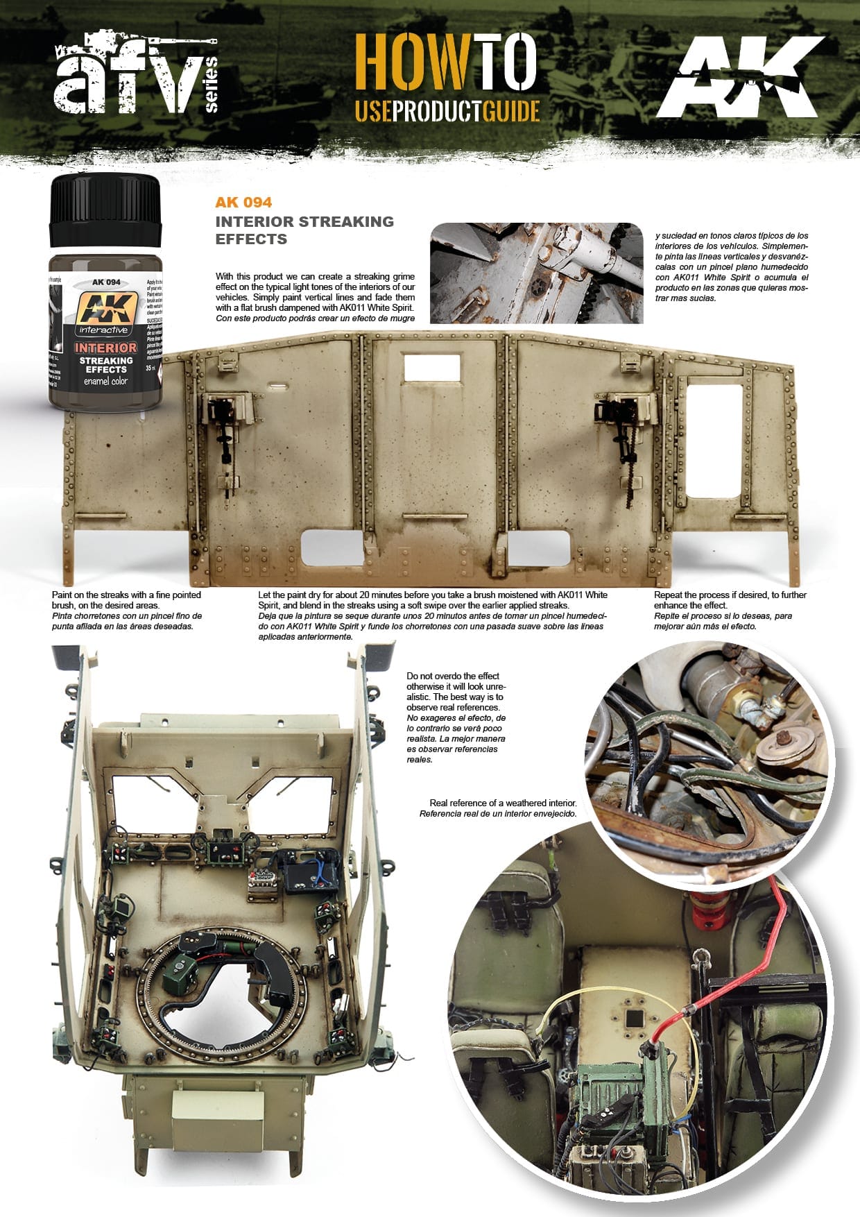 AK Interactive Streaking Grime for Interiors