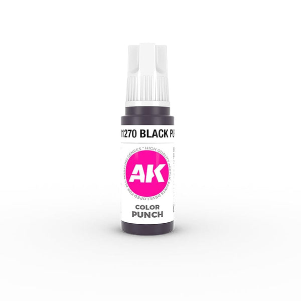 AK Interactive 3rd Gen Acrylics 17ml COLOR PUNCH - Black Purple