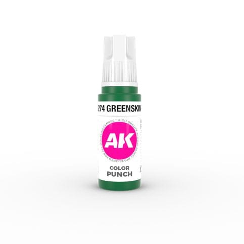 AK Interactive 3rd Gen Acrylics 17ml COLOR PUNCH - Greenskin Punch