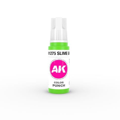 AK Interactive 3rd Gen Acrylics 17ml COLOR PUNCH - Slime Green