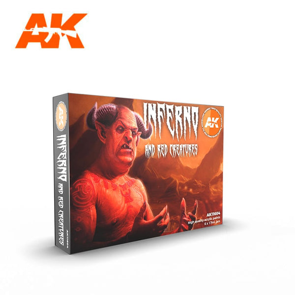 AK Interactive 3rd Gen Acrylics Paint set - Inferno & Red Creatures