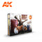 AK Interactive 3rd Gen Acrylics Paint set - Rust Colors