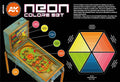 AK Interactive 3rd Gen Acrylics Paint set - Neon Colors