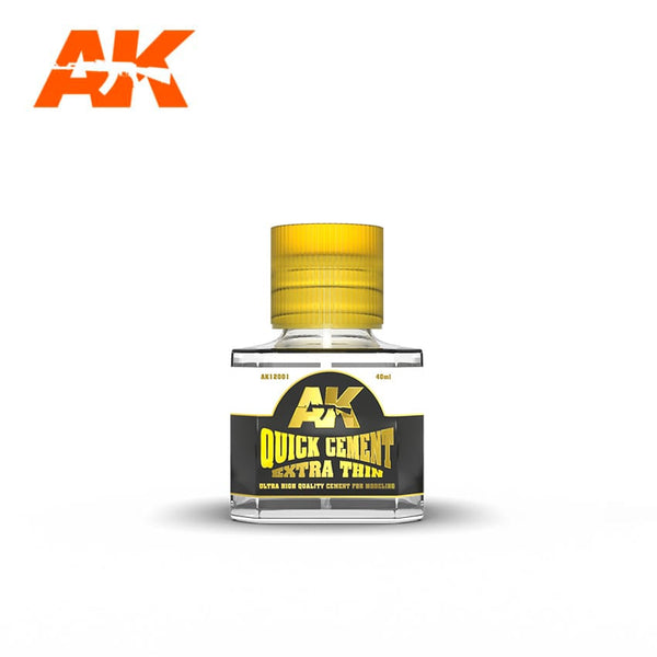 AK Interactive Extra Thin Quick Plastic Cement - 40ml
