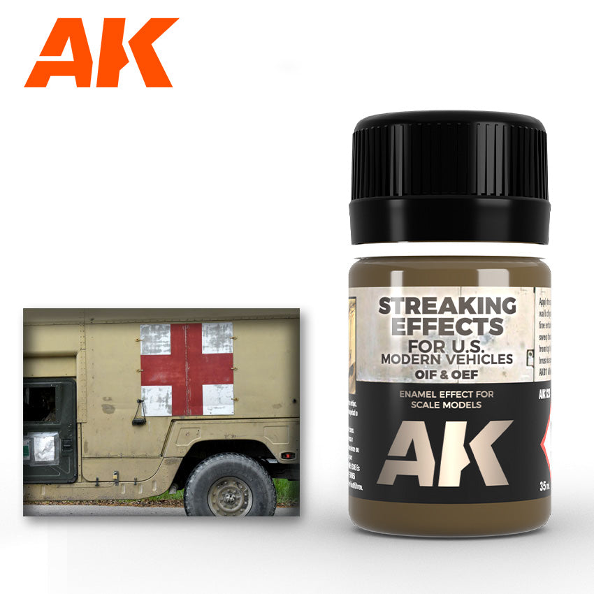 AK Interactive Streaking Grime for OIF & OEF US Vehicles