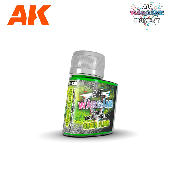 AK Interactive Liquid Pigments Fluorescent Green 35ml