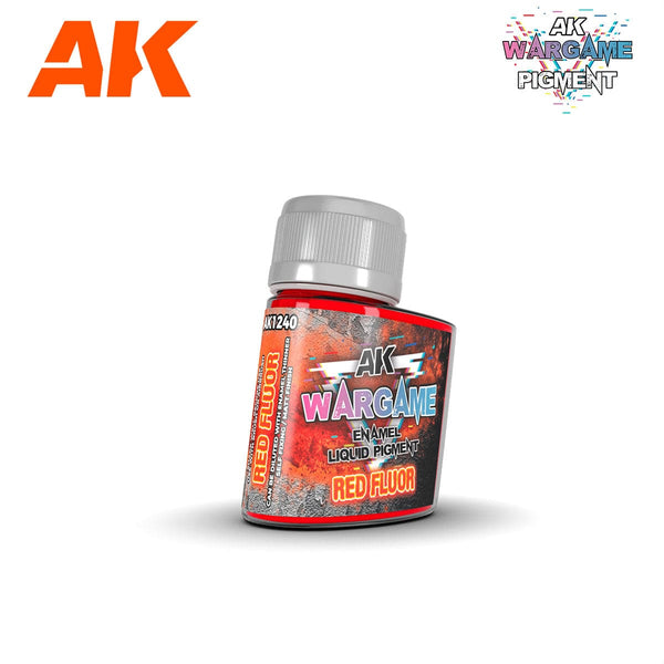 AK Interactive Liquid Pigments Fluorescent Red 35ml