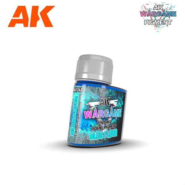 AK Interactive Liquid Pigments Fluorescent Blue 35ml