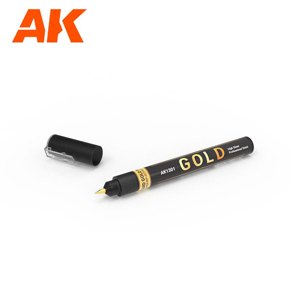AK Interactive Metallic Marker - Gold